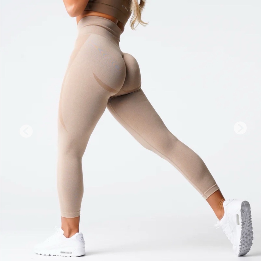 NVGTN Beige Contour Seamless Leggings